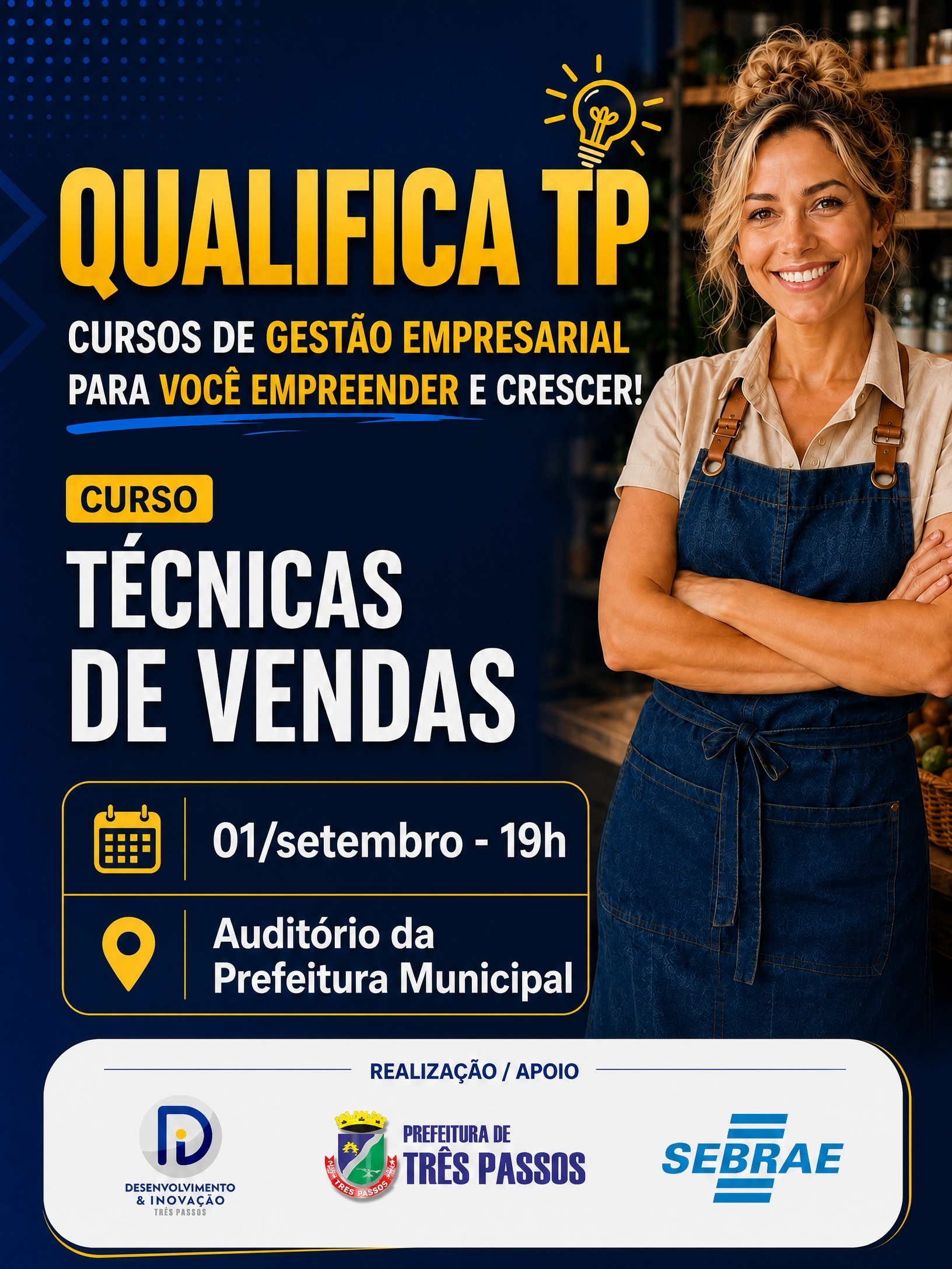 Foto relacionada à notícia: DESENVOLVA HABILIDADES PARA CONQUISTAR CLIENTES, AUMENTAR SUAS VENDAS E FORTALECER SEU ATENDIMENTO