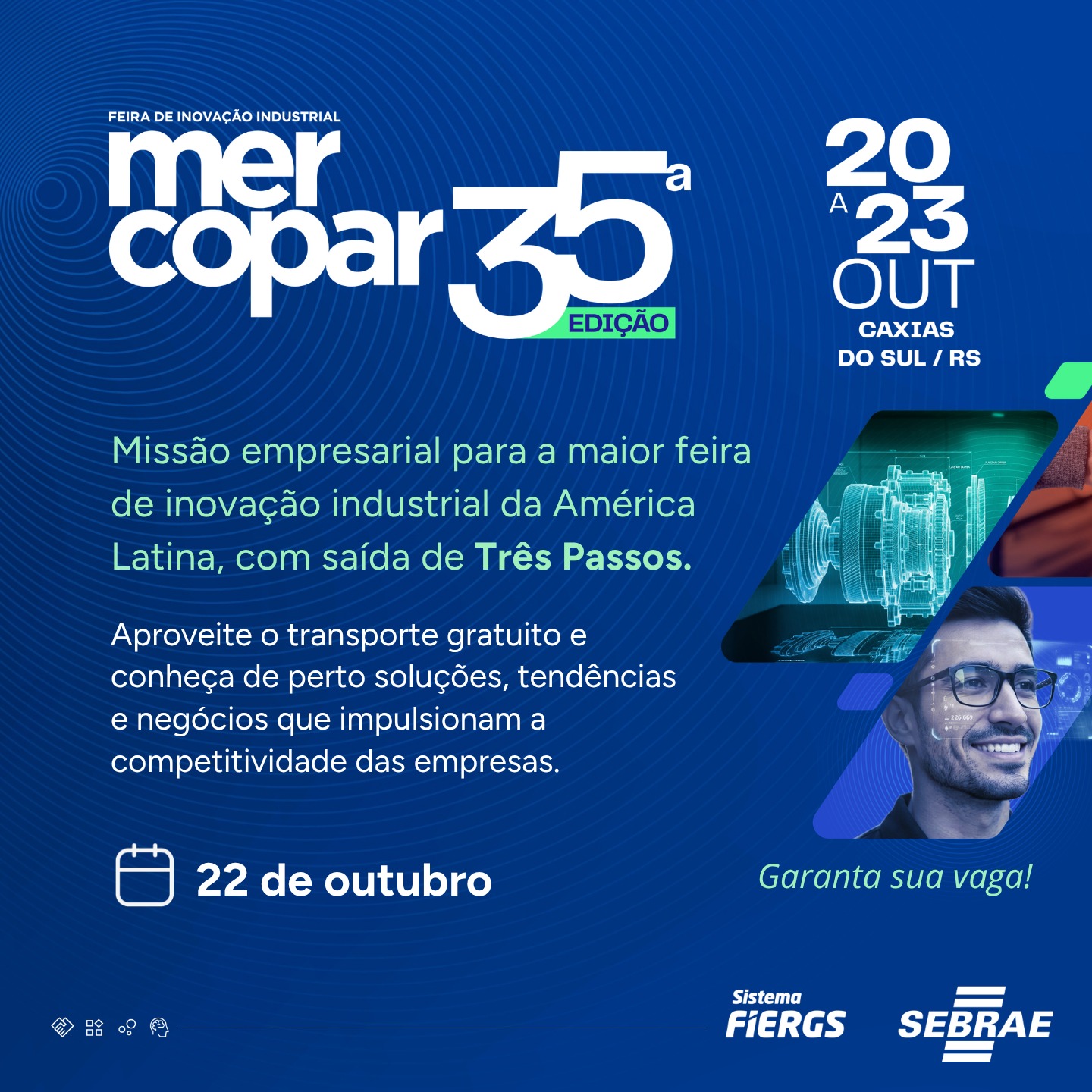 Foto relacionada à notícia: EMBARQUE NA MISSÃO PARA A MERCOPAR EM CAXIAS DO SUL/RS!!!
