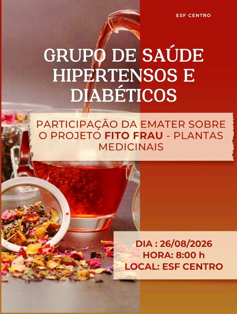 Foto relacionada à notícia: GRUPO DE SAÚDE PARA HIPERTENSOS E DIABÉTICOS